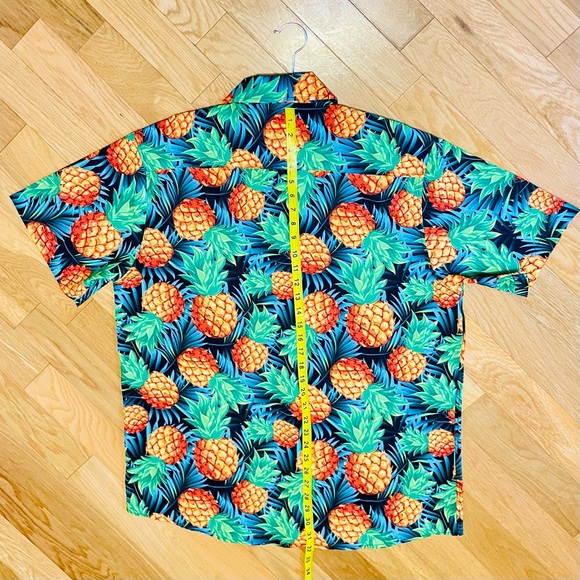 DIXXON Pineapple Express Short Sleeve Button Front Shirt size Large - Picture 3 of 6
